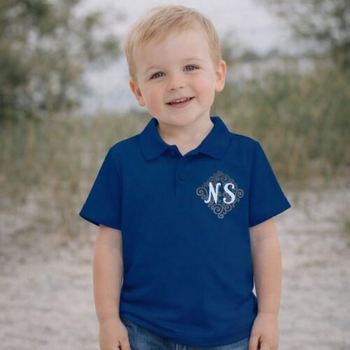 Boys Short Sleeve Polo Collared Shirt
