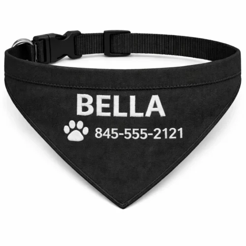 Personalized Pet Bandanas with Name - Custom Dog Bandana